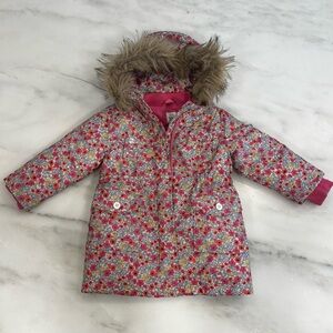 Baby GAP Pink Liberty floral 3-in-1 Winter Coat